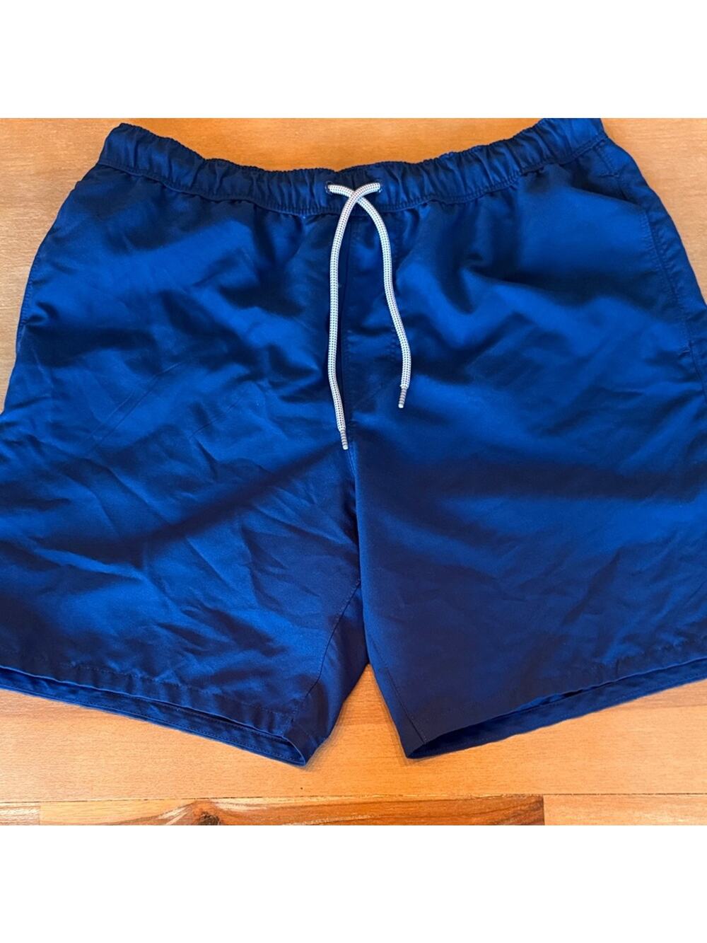 ASOS Navy Swim Trunks with Drawstring M